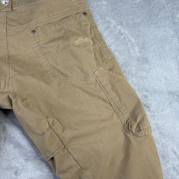 Kuhl Pants Mens 32x32 Khaki Hiking Work Stretch Vented Outdoor Style 5098 - Picture 12 of 15